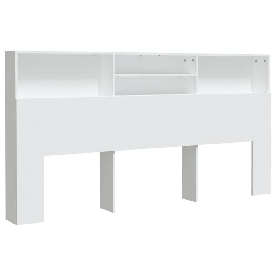 Hoofdbordkast 200X9X03,5 Cm Wit