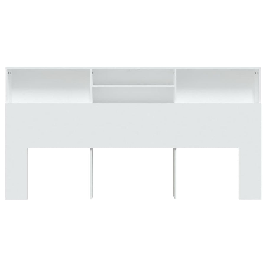 Hoofdbordkast 200X9X03,5 Cm Wit