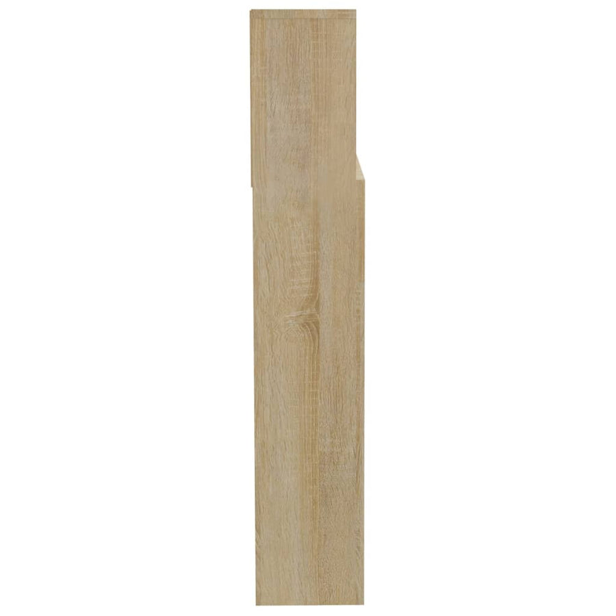 Hoofdbordkast 200X9X03,5 Cm Kleurig Sonoma eiken