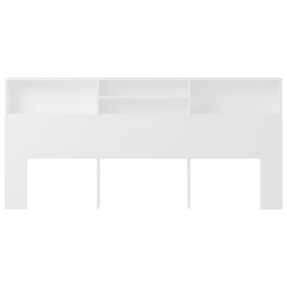 Hoofdbordkast 220X9X03,5 Cm Wit