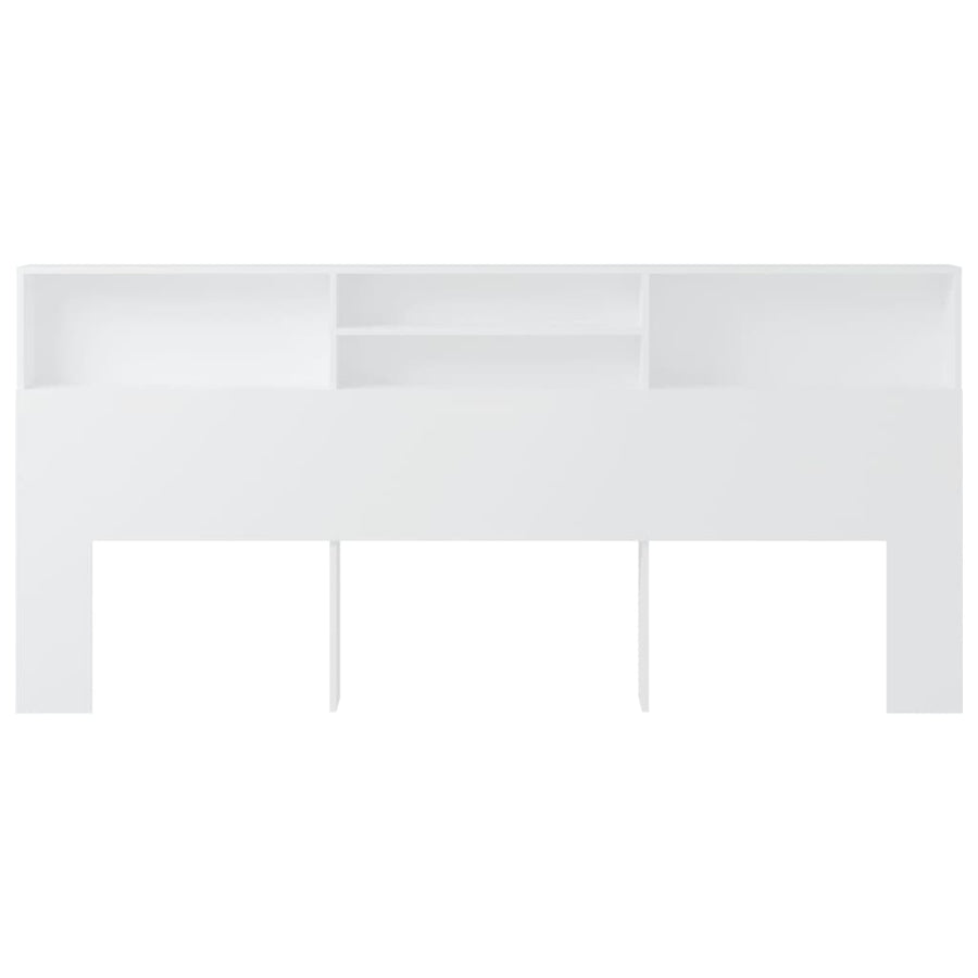 Hoofdbordkast 220X9X03,5 Cm Wit