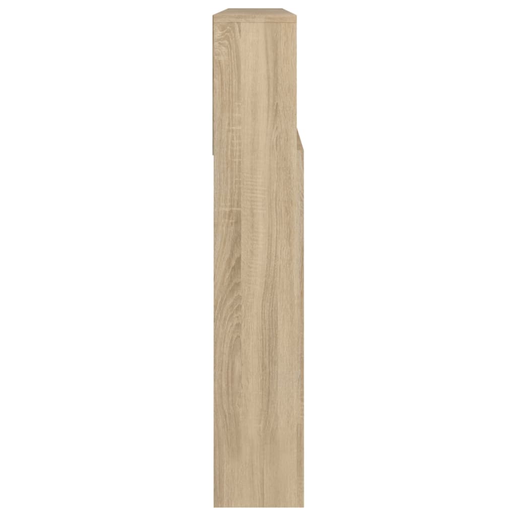 Hoofdbordkast 220X9X03,5 Cm Kleurig Sonoma eiken