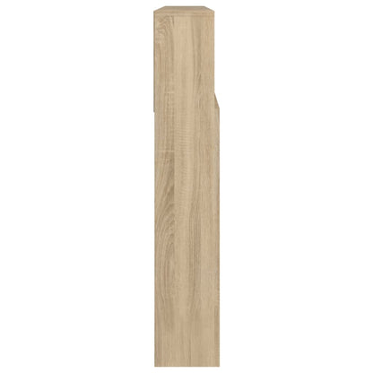 Hoofdbordkast 220X9X03,5 Cm Kleurig Sonoma eiken