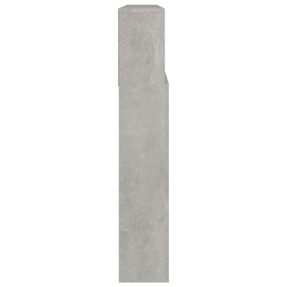 Hoofdbordkast 220X9X03,5 Cm Betongrijs