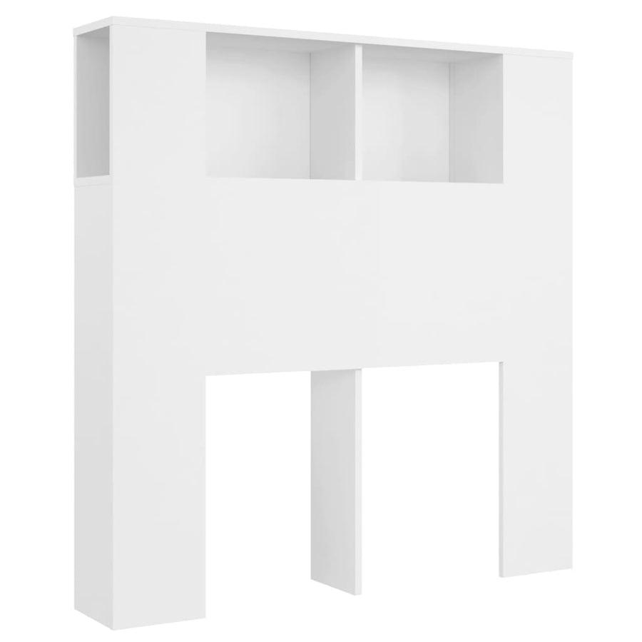 Hoofdbordkast 00X8,5X04,5 Cm Wit