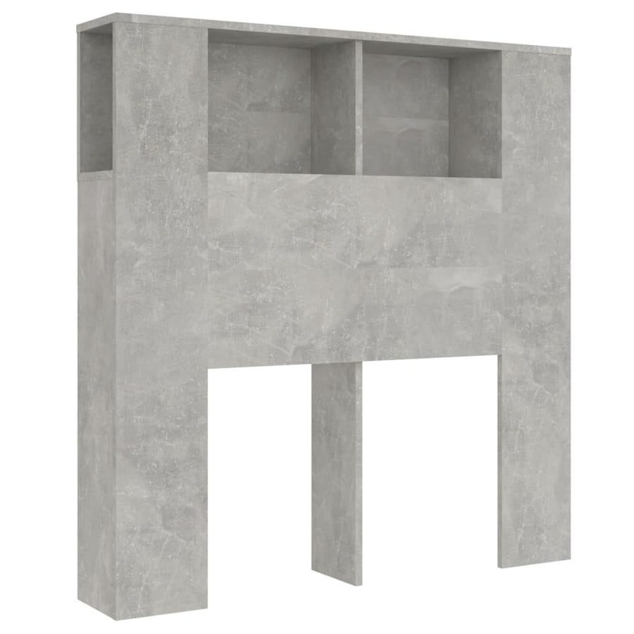 Hoofdbordkast 00X8,5X04,5 Cm Betongrijs
