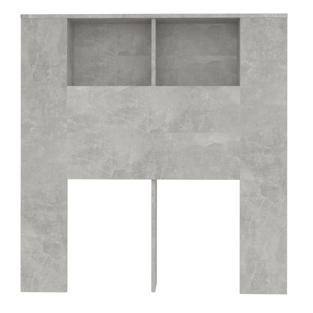 Hoofdbordkast 00X8,5X04,5 Cm Betongrijs