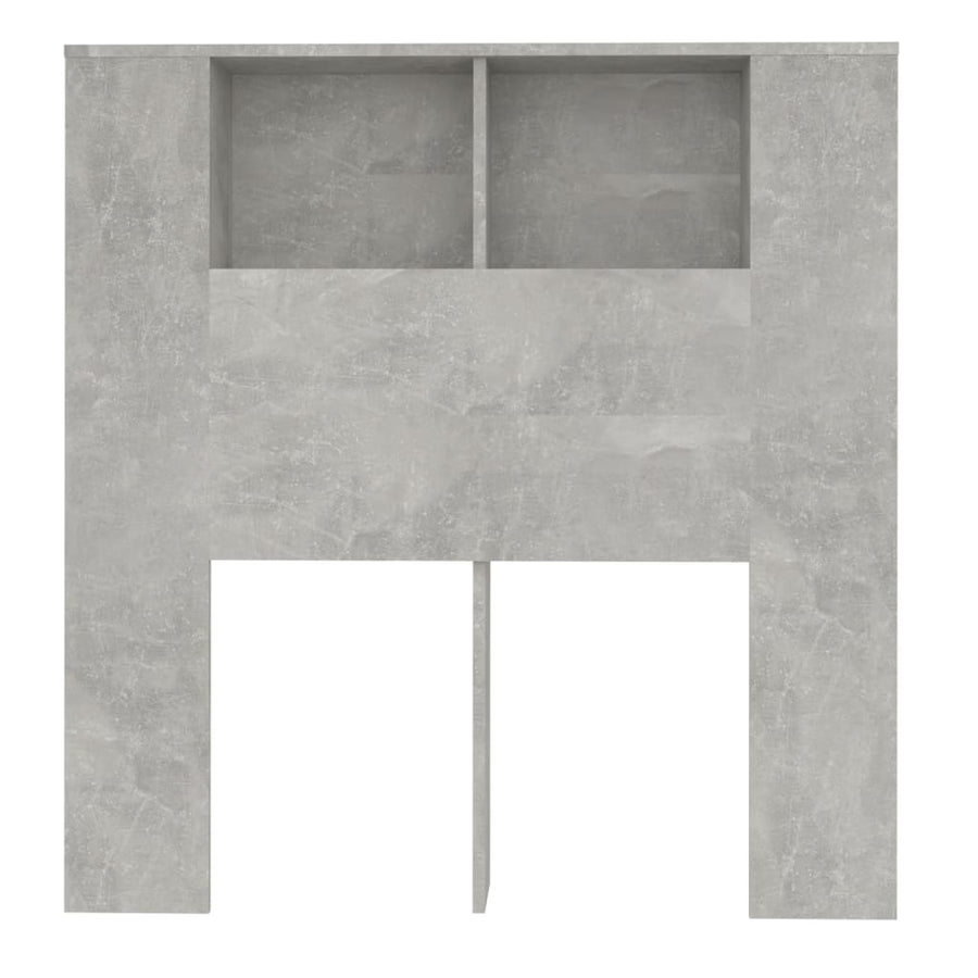 Hoofdbordkast 00X8,5X04,5 Cm Betongrijs
