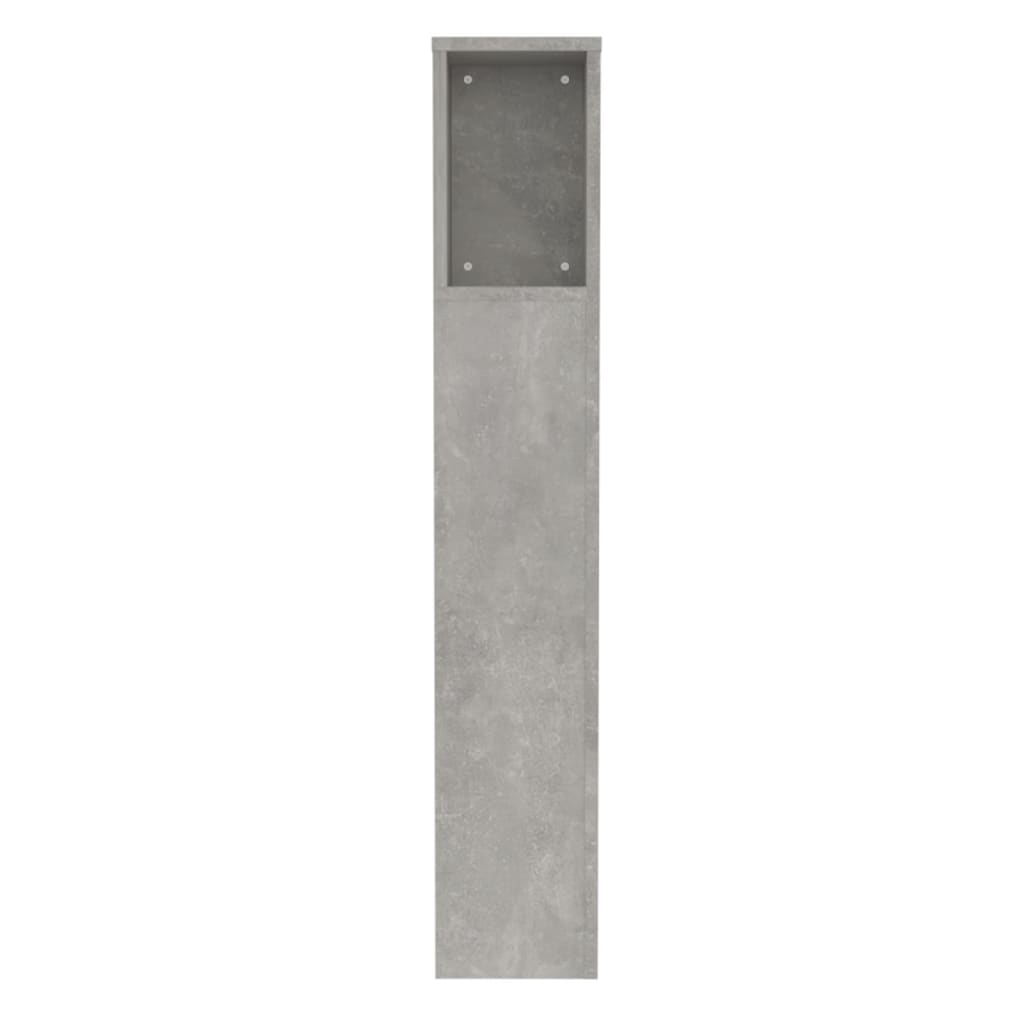 Hoofdbordkast 00X8,5X04,5 Cm Betongrijs