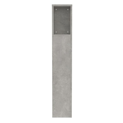 Hoofdbordkast 00X8,5X04,5 Cm Betongrijs