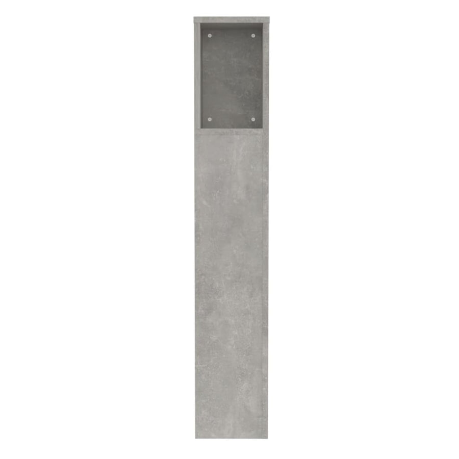 Hoofdbordkast 00X8,5X04,5 Cm Betongrijs
