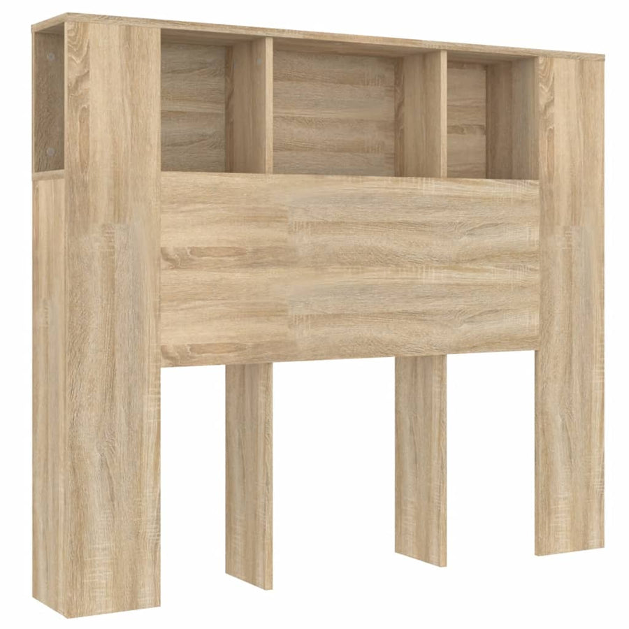Hoofdbordkast 120x18,5x102,5 cm sonoma eikenkleurig Sonoma eiken