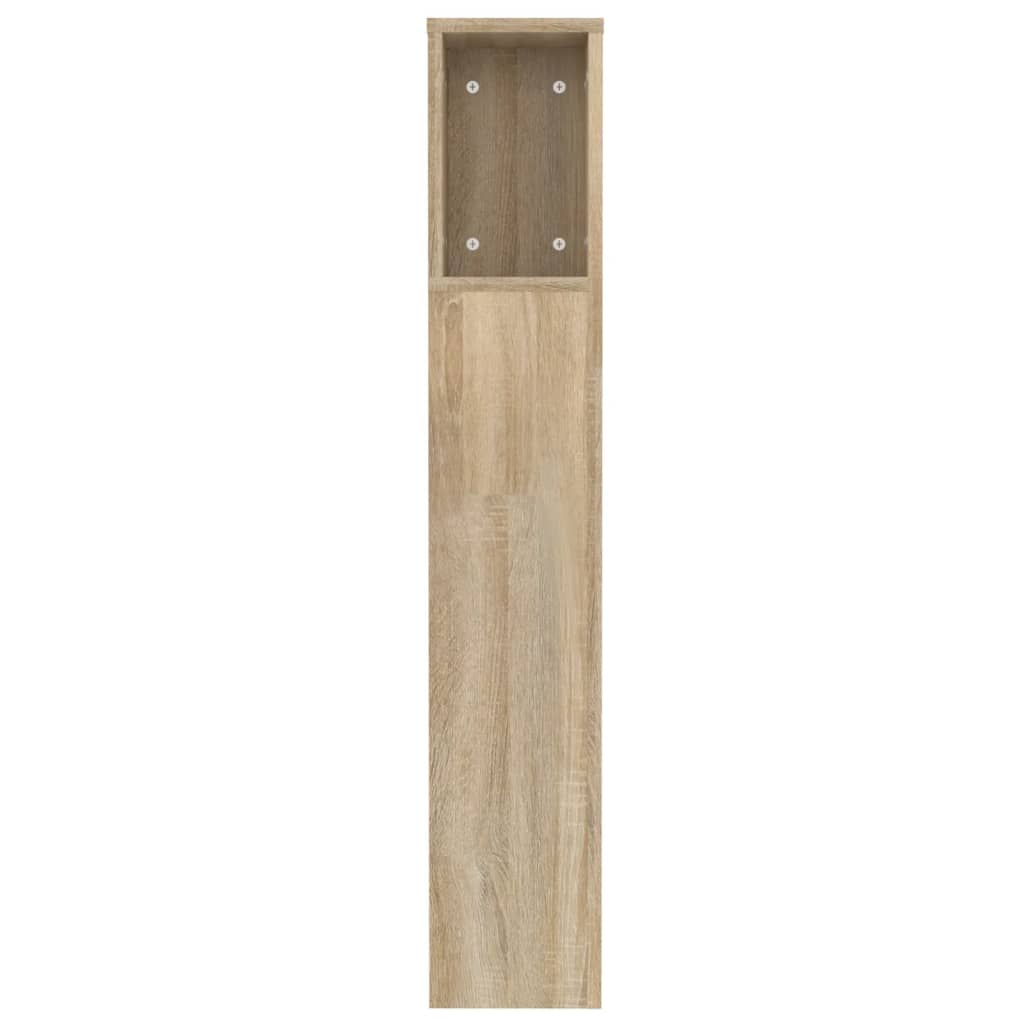 Hoofdbordkast 120x18,5x102,5 cm sonoma eikenkleurig Sonoma eiken