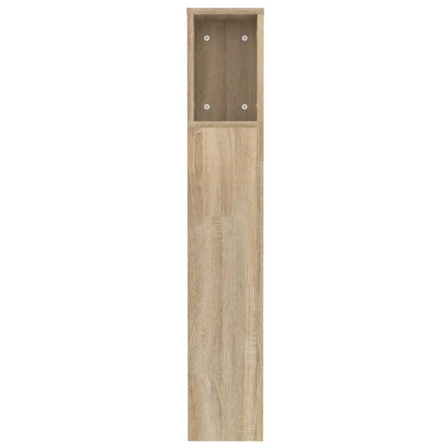 Hoofdbordkast 120x18,5x102,5 cm sonoma eikenkleurig Sonoma eiken