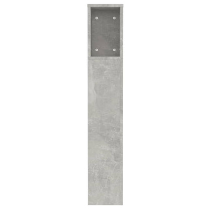Hoofdbordkast 120x18,5x102,5 cm betongrijs Betongrijs