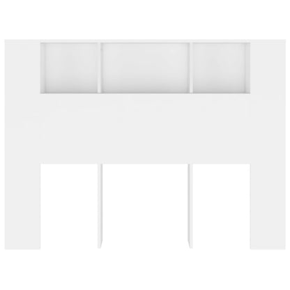 Hoofdbordkast 140x18,5x104,5 cm wit Wit