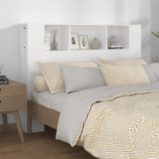 Hoofdbordkast 140x18,5x104,5 cm wit bewerkt hout