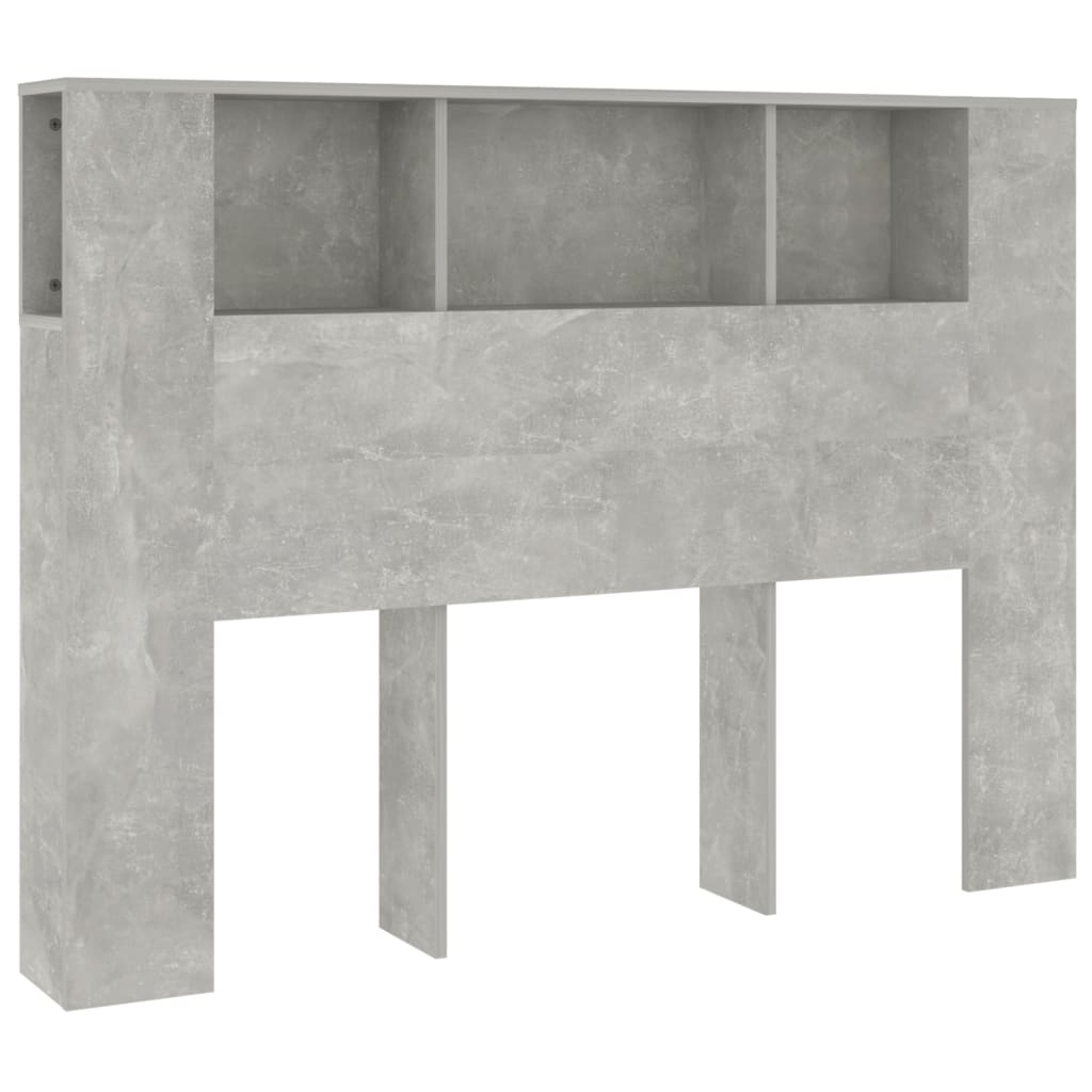 Hoofdbordkast 40X8,5X04,5 Cm Betongrijs