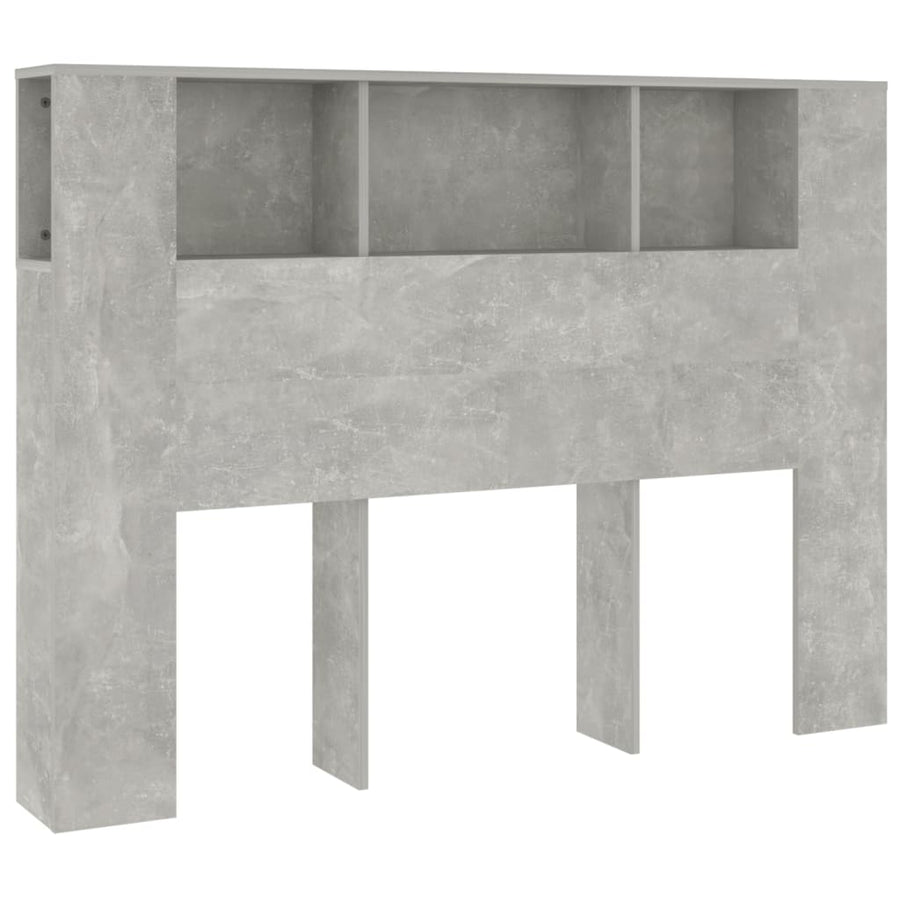 Hoofdbordkast 40X8,5X04,5 Cm Betongrijs