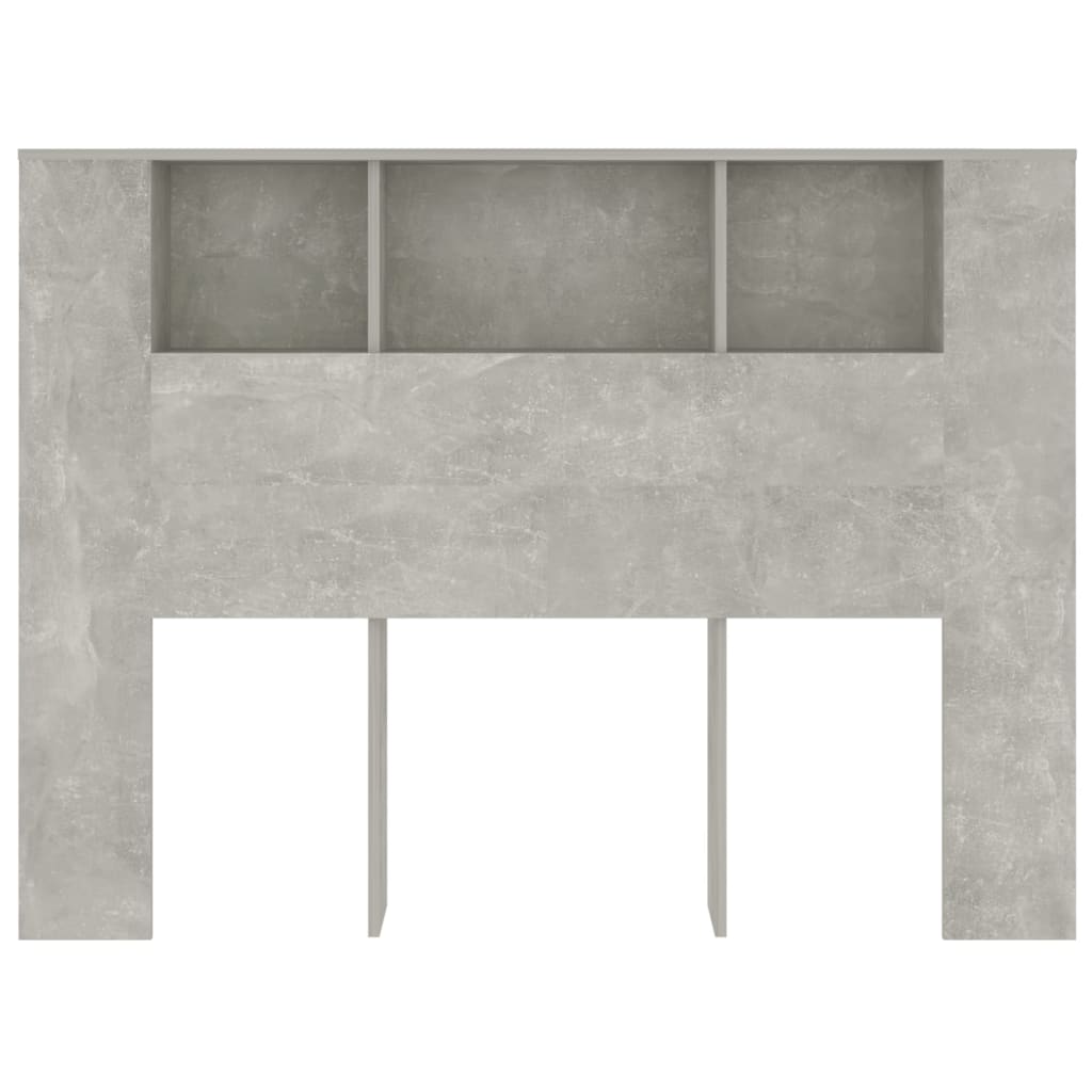 Hoofdbordkast 40X8,5X04,5 Cm Betongrijs
