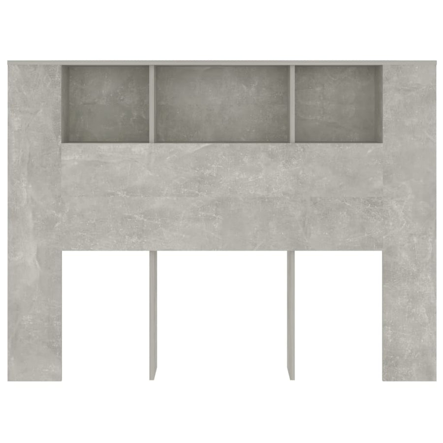 Hoofdbordkast 40X8,5X04,5 Cm Betongrijs