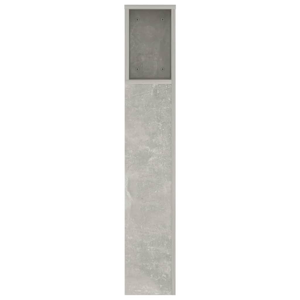 Hoofdbordkast 40X8,5X04,5 Cm Betongrijs