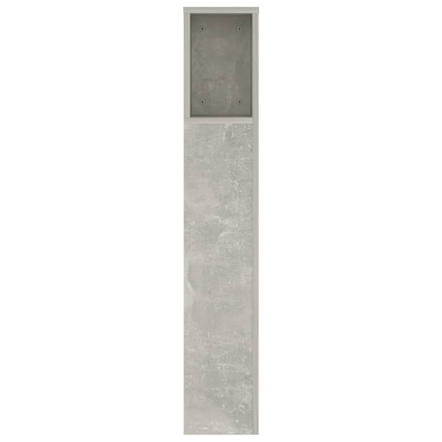 Hoofdbordkast 40X8,5X04,5 Cm Betongrijs