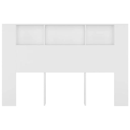 Hoofdbordkast 160x18,5x104,5 cm wit Wit