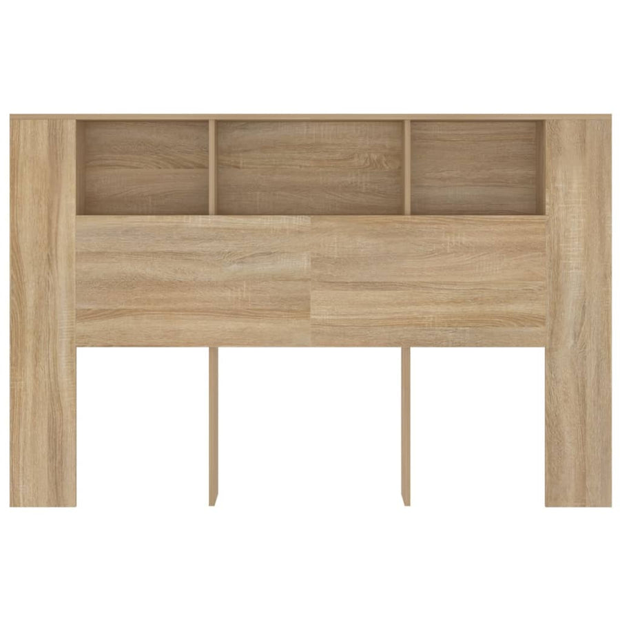 Hoofdbordkast 160x18,5x104,5 cm sonoma eikenkleurig Sonoma eiken