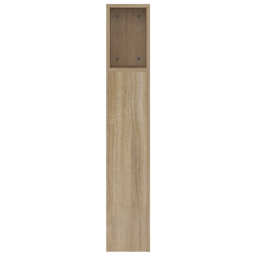 Hoofdbordkast 160x18,5x104,5 cm sonoma eikenkleurig Sonoma eiken