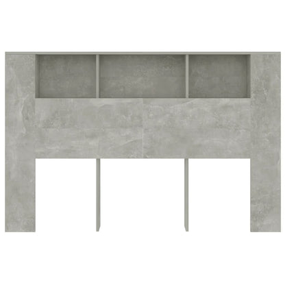 Hoofdbordkast 60X8,5X04,5 Cm Betongrijs