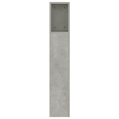 Hoofdbordkast 60X8,5X04,5 Cm Betongrijs