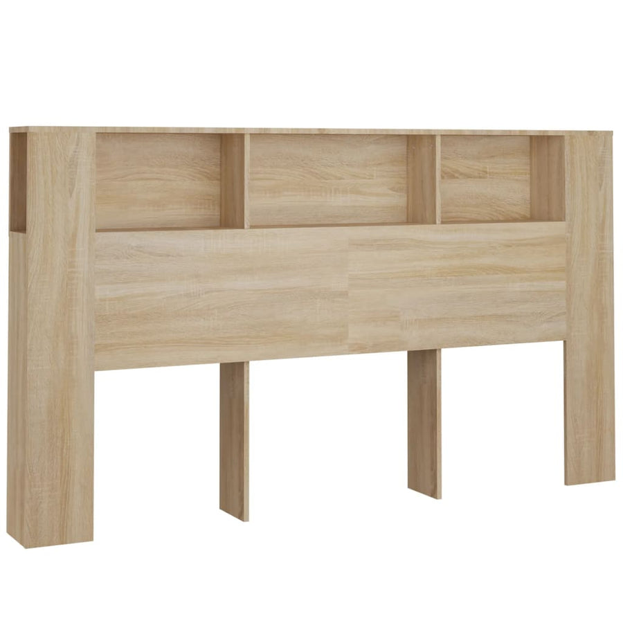Hoofdbordkast 180x18,5x104,5 cm sonoma eikenkleurig Sonoma eiken