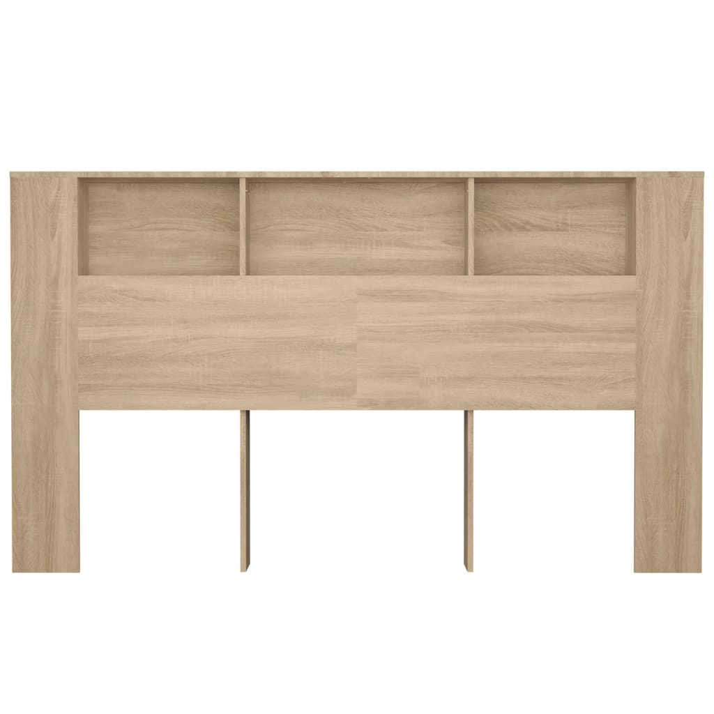 Hoofdbordkast 180x18,5x104,5 cm sonoma eikenkleurig Sonoma eiken