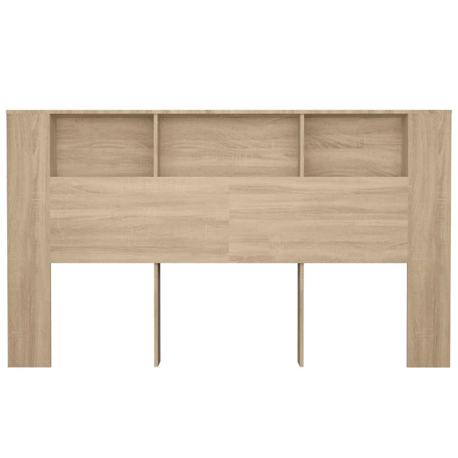 Hoofdbordkast 180x18,5x104,5 cm sonoma eikenkleurig Sonoma eiken