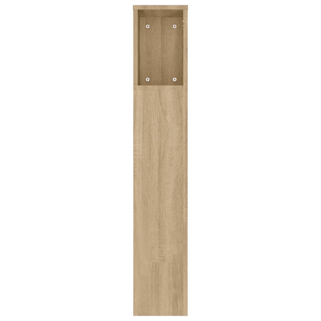 Hoofdbordkast 180x18,5x104,5 cm sonoma eikenkleurig Sonoma eiken