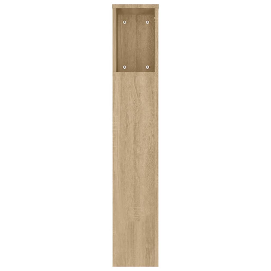 Hoofdbordkast 180x18,5x104,5 cm sonoma eikenkleurig Sonoma eiken