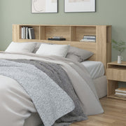 Headboard cabinet 200x18.5x104.5 cm sonoma oak-effect