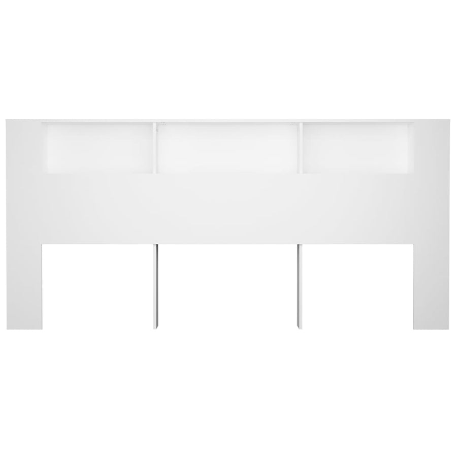 Hoofdbordkast 220X18,5X104,5 Cm Wit