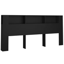 Hoofdbordkast 220X18,5X104,5 Cm Zwart