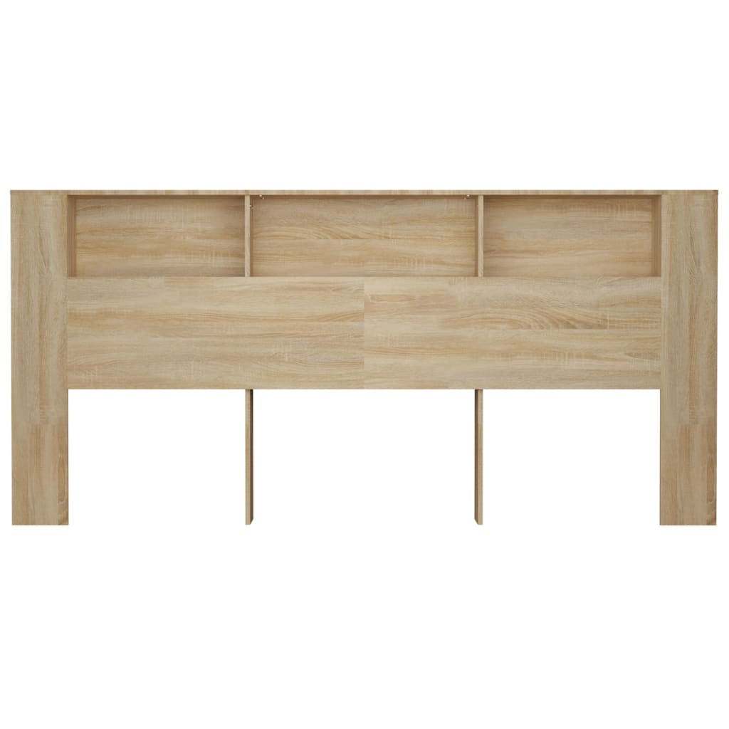 Hoofdbordkast 220X18,5X104,5 Cm Sonoma Eikenkleurig