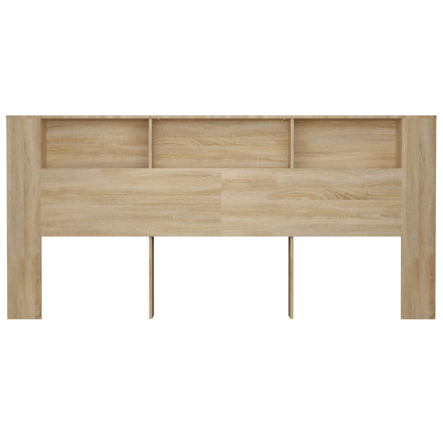 Hoofdbordkast 220X18,5X104,5 Cm Sonoma Eikenkleurig