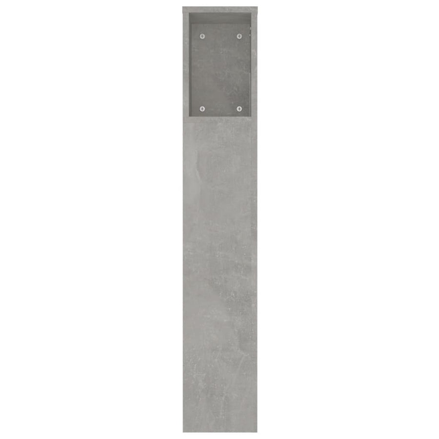 Hoofdbordkast 220X18,5X104,5 Cm Betongrijs