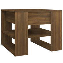 Salontafel 55,5X55X45 Cm Bewerkt Hout Bruineikenkleurig bruin eikenkleur
