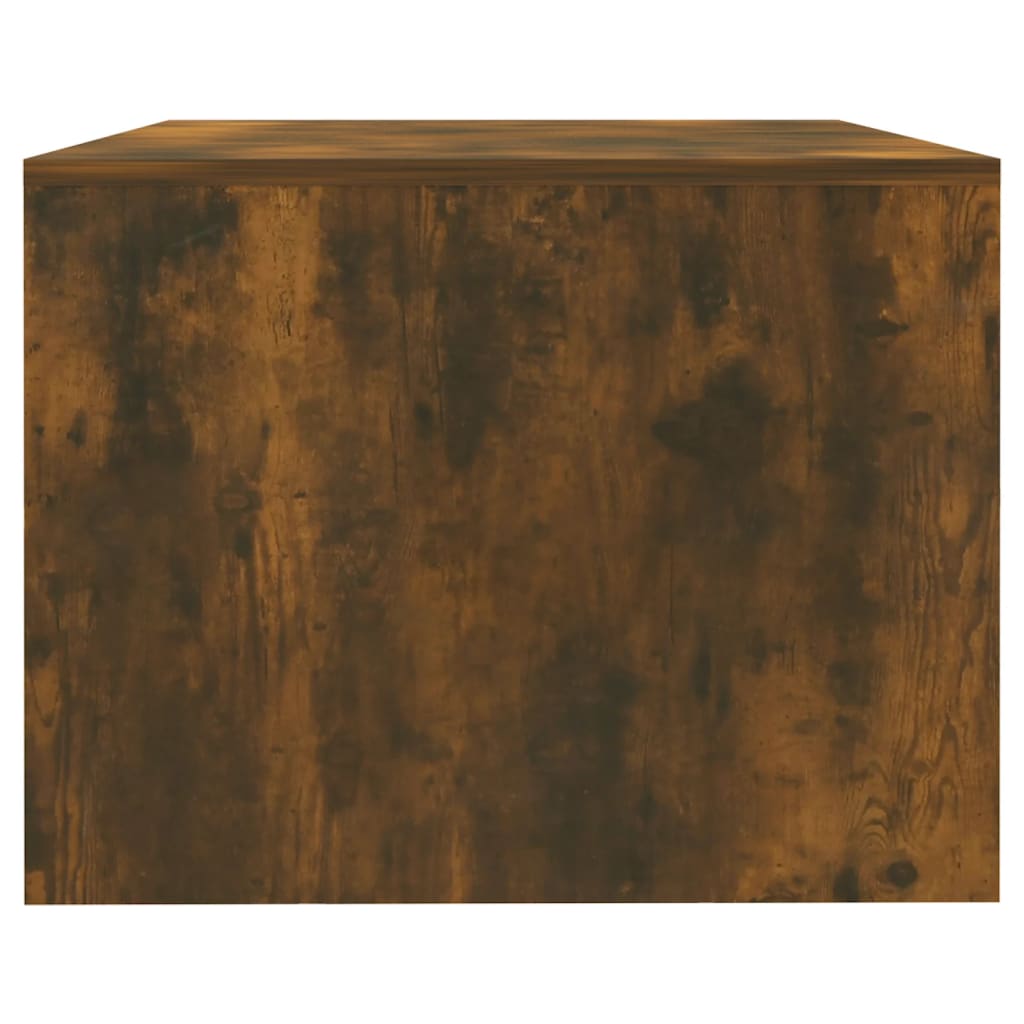 Salontafel 02X55X42 Cm Bewerkt Hout Kleurig Gerookt eiken