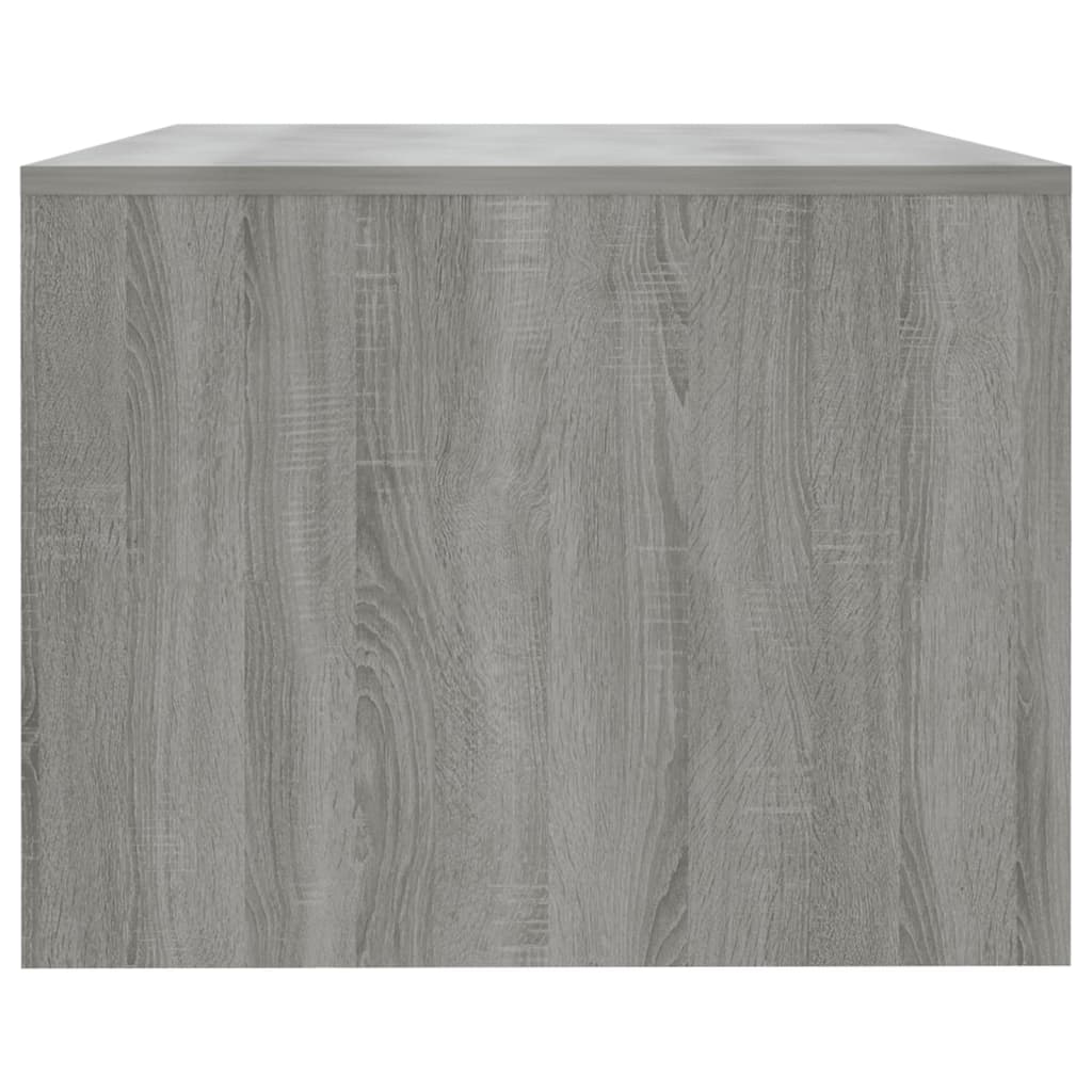 Salontafel 02X55X42 Cm Bewerkt Hout Eikenkleurig Grijs sonoma