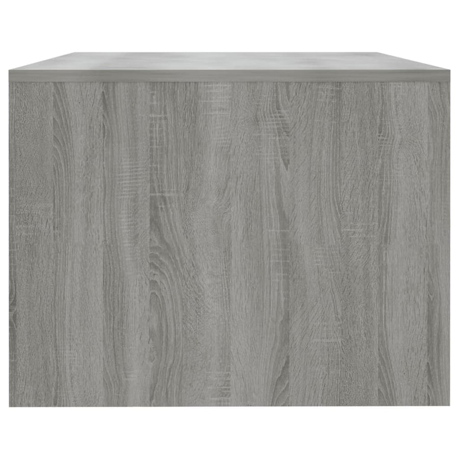 Salontafel 02X55X42 Cm Bewerkt Hout Eikenkleurig Grijs sonoma