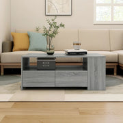 Salontafel 102x55x42 cm grijs sonoma