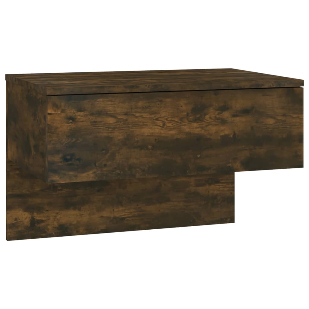Nachtkastje Wandgemonteerd Kleurig 1 Gerookt eiken