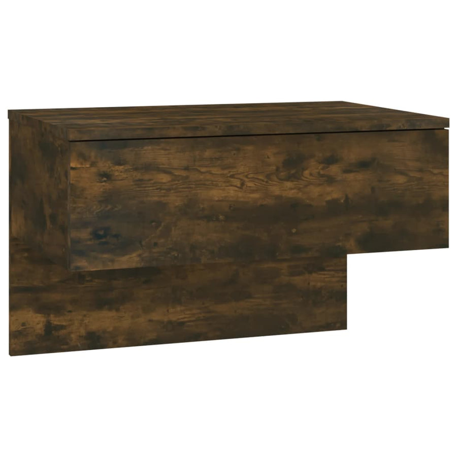 Nachtkastjes Wandgemonteerd Kleurig 2 Gerookt eiken